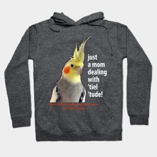 Cockatiel 1 - white type Hoodie